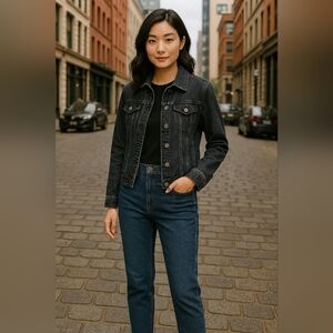 Guess Black Denim Jacket